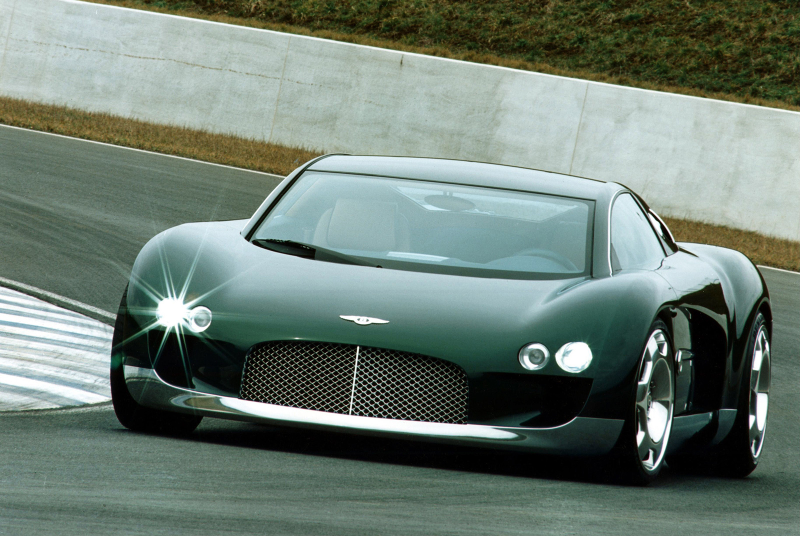 Illustration for article titled Can You Tell What's Missing From These Photos Of The Bentley Hunaudières Concept?